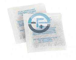 Sachet de sel dessiccant - Silica Gel - Carte indicateur d'humidité
